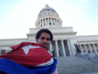 Luis Manuel Otero Alcántara’s performance The Flag Belongs to Everyone (image courtesy of Luis Manuel Otero Alcántara)