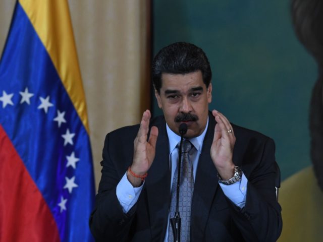 Venezuelan President Nicolas Maduro speaks during a press conference in Caracas on Septemb