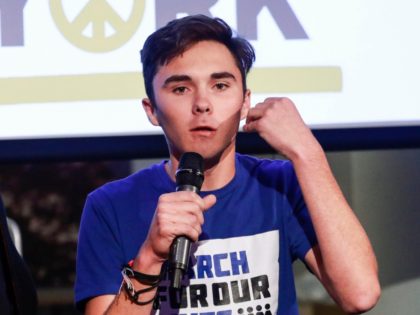 NEW YORK, NY - JANUARY 21: David Hogg at the 9th Annual Peace Week Town Hall at Betaworks Studios on January 21, 2019 in New York City. Credit: Diego Corredor/MediaPunch /IPX