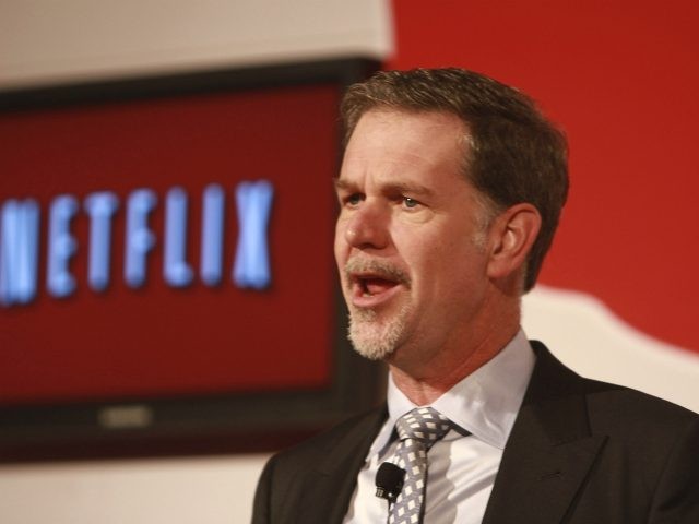 MEXICO CITY, MEXICO - SEPTEMBER 12: Reed Hastings, CEO of Netflix, attends a press confere