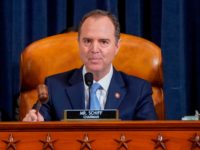 House Intelligence Committee Chairman Adam Schiff (D-CA) uses his gavel next to ranking member Representative Devin Nunez (R-CA) during the House Permanent Select Committee on Intelligence impeachment inquiry, with former US ambassador to Ukraine Marie Yovanovitch, into US President Donald Trump, on Capitol Hill on November 15, 2019 in Washington …