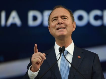 Congressman Adam Schiff speaks at the California Democratic Party 2019 Fall Endorsing Convention in Long Beach, California on November 16, 2019. (Photo by Mark RALSTON / AFP) (Photo by MARK RALSTON/AFP via Getty Images)