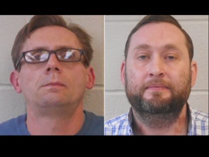 Terry David Bateman, 45, and Bradley Allen Rowland, 40, who both worked at Henderson State University in Arkadelphia, Arkansas, as associate professors of chemistry were arrested Friday afternoon, the Clark County Sheriff's Department said in a statement.