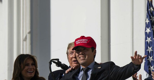 Washington Examiner on X: I love you all! Thank you! Nationals catcher Kurt  Suzuki walks up to a microphone outside the White House and whips out a  #MAGA hat. Check out @realDonaldTrump's