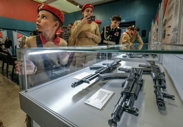 With exhibit and selfies, Russia marks Kalashnikov's 100th birthday
