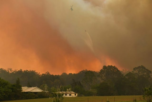 Helicopter crashes during Australia bushfire operation