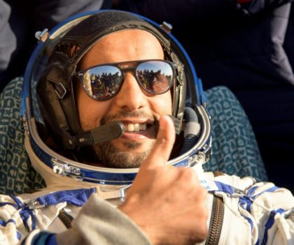 UAE's first astronaut urges climate protection on Earth