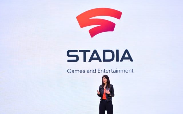 Head of Stadia Games and Entertainment Jade Raymond speaks during the annual Game Developers Conference in San Francisco, California on March 19, 2019 Google enters battle for cloud gaming market