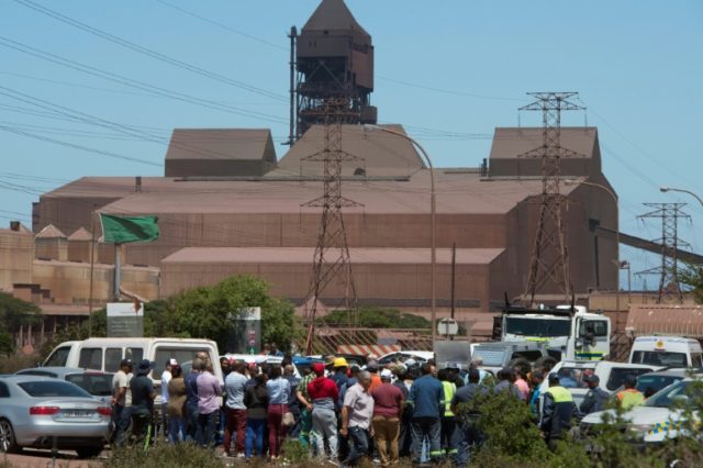 S.Africa workers protest plans to shut ArcelorMittal's plant