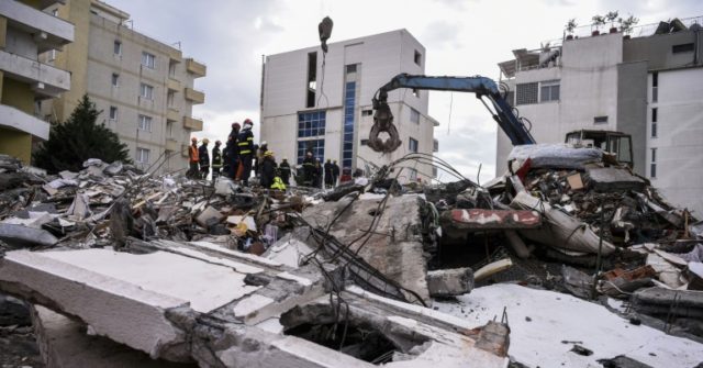 Forty dead as families pulled from Albania earthquake rubble - Breitbart