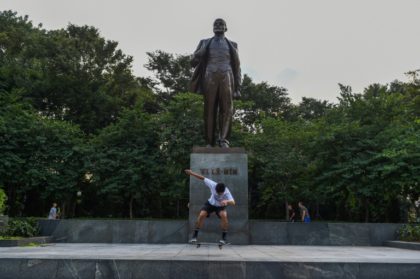 No skate parks: the Vietnamese medal hopefuls skating under the nose of Lenin