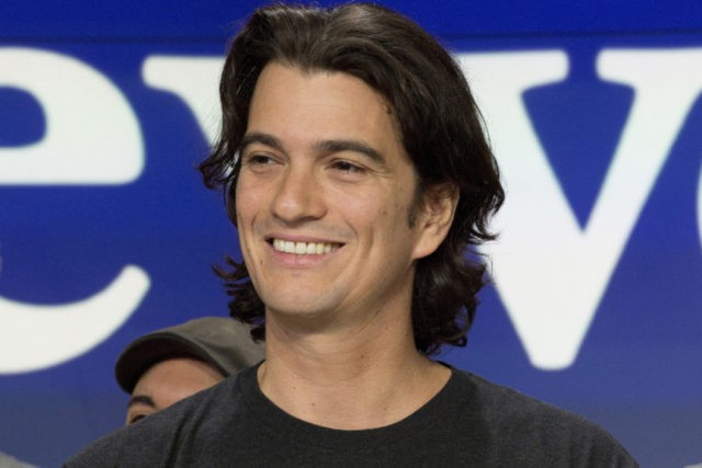 WeWork Discrimination Comp Adam Neumann In this Jan. 16, 2018 file photo, Adam Neumann, co founder and CEO of WeWork, attends the opening bell ceremony at Nasdaq, in New York. A former top aide to ousted WeWork co founder Adam Neumann is accusing him and other company executives of discriminating against her when she became pregnant. The former employee, Medina Bardhi, filed a federal complaint Thursday, Oct. 31, 2019 saying she was twice demoted after becoming pregnant and ultimately fired after complaining internally. (AP Photo/Mark Lennihan, File) The Associated Press