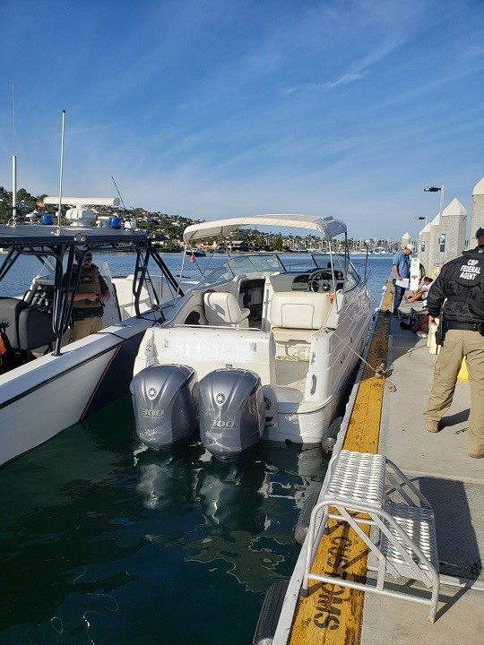 Human smuggling boat intercepted of the California by an AMO boat crew. (Photo: U.S. Customs and Border Protection/San Diego Sector)