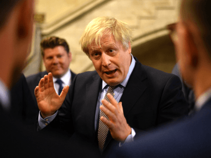 LONDON, ENGLAND - DECEMBER 16: UK Prime Minister Boris Johnson …