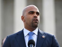 Representative Colin Allred, D-TX, speaks in front of the US Supreme Court during an event to call for the protection of affordable healthcare for those with preexisting conditions in Washington, DC on April 2, 2019. (Photo by MANDEL NGAN / AFP) (Photo credit should read MANDEL NGAN/AFP via Getty Images)