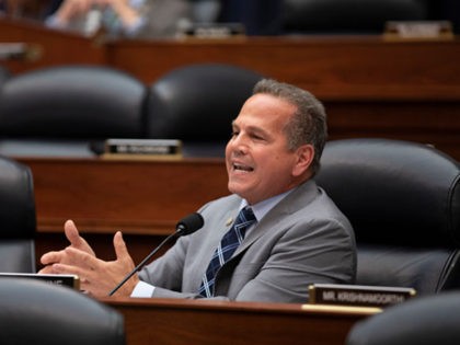WASHINGTON, DC - JULY 12: Rep. David Cicilline (D-RI) asks Deputy Assistant FBI Director Peter Strzok a question on July 12, 2018 in Washington, DC. Strzok testified before a joint committee hearing of the House Judiciary and Oversight and Government Reform committees. While involved in the probe into Hillary Clinton's …