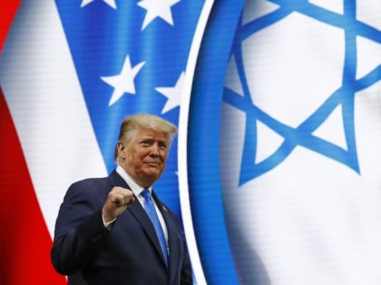 Donald Trump Israeli American Council (Patrick Semansky / Associated Press)