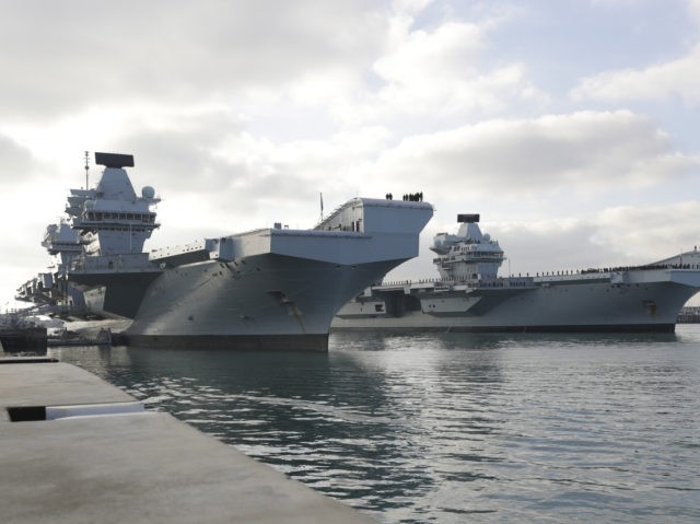 HMS QUEEN ELIZABETH HOME COMING HMS Queen Elizabeth returned to Portsmouth today after a