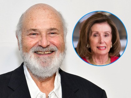 (INSET: Nancy Pelosi) NEW YORK, NEW YORK - APRIL 27: Rob Reiner attends the "This Is Spina