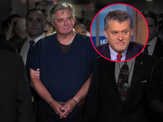 (INSET: Fusion GPS co-founder Glenn Simpson) President Trump's one-time campaign manager P