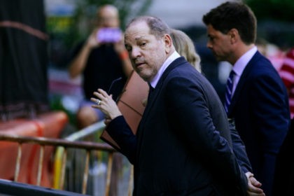 NEW YORK, NY - JULY 11: Harvey Weinstein arrives for his appearance in criminal court on July 11, 2019 in New York City. Weinstein is facing rape and sexual assault charges from two separate incidents. (Photo by Kevin Hagen/Getty Images