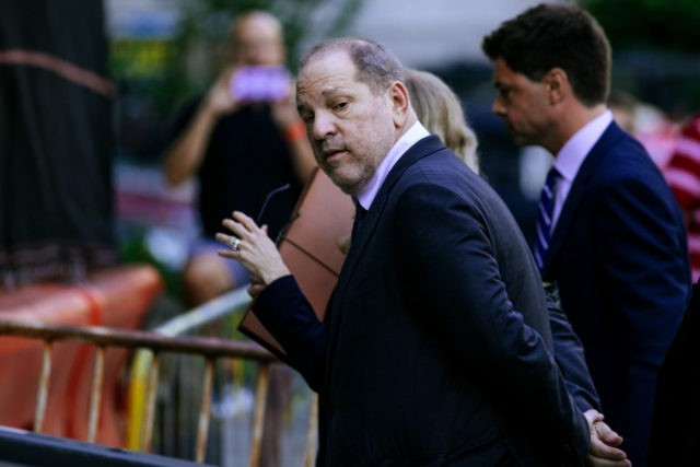 NEW YORK, NY - JULY 11: Harvey Weinstein arrives for his appearance in criminal court on J