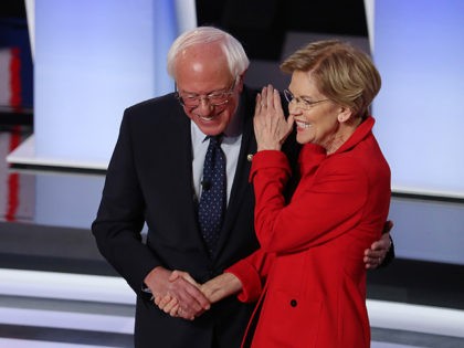 Sens. Bernie Sanders (I-VT) and Elizabeth Warren (D-MA)