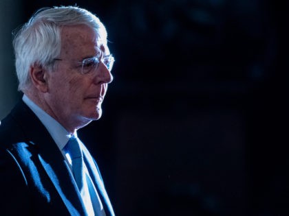 LONDON, ENGLAND - SEPTEMBER 10: Former Prime Minister John Major arrives at Westminster Abbey for the memorial service for Lord Ashdown on September 10, 2019 in London, England. Paddy Ashdown was the first leader of the Liberal Democrats, formed in 1988 after a merger between the Social Democratic Party and …