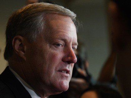 Representative Mark Meadows (R-NC) speaks to reporters on Capitol Hill after witnesses failed to show up for closed door testimony during the impeachment inquiry into US President Donald Trump in Washington, DC on November 4, 2019. (Photo by Andrew CABALLERO-REYNOLDS / AFP) (Photo by ANDREW CABALLERO-REYNOLDS/AFP via Getty Images)