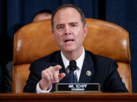 Democratic Chairman of the House Permanent Select Committee on Intelligence Adam Schiff delivers his closing remarks following Ambassador Kurt Volker, former special envoy to Ukraine, and Tim Morrison, a former official at the National Security Council, testimony before the House Intelligence Committee on Capitol Hill in Washington, DC on November …
