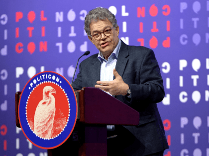 Al Franken speaks onstage during the 2019 Politicon at Music City Center on October 26, 2019 in Nashville, Tennessee. (Photo by Jason Kempin/Getty Images for Politicon )