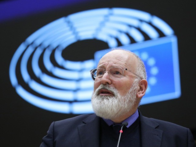 European Commission vice-president in charge for European Green Deal Frans Timmermans clos