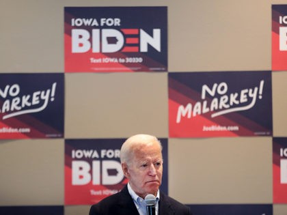 EMMETSBURG, IOWA - DECEMBER 02: Democratic presidential candidate, former Vice President J