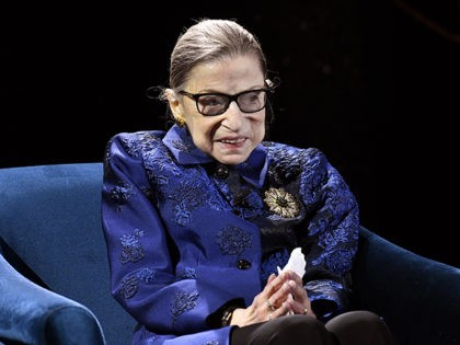 NEW YORK, NEW YORK - DECEMBER 16: Justice Ruth Bader Ginsburg speaks onstage at the Fourth Annual Berggruen Prize Gala celebrating 2019 Laureate Supreme Court Justice Ruth Bader Ginsburg In New York City on December 16, 2019 in New York City. (Photo by Eugene Gologursky/Getty Images for Berggruen Institute )