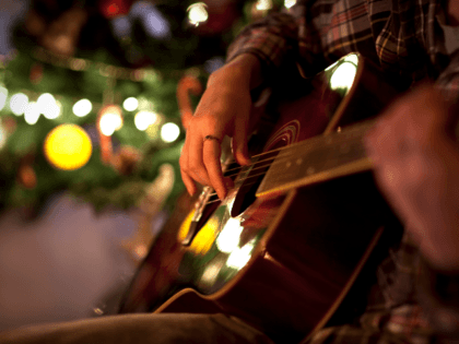 Christmas guitar