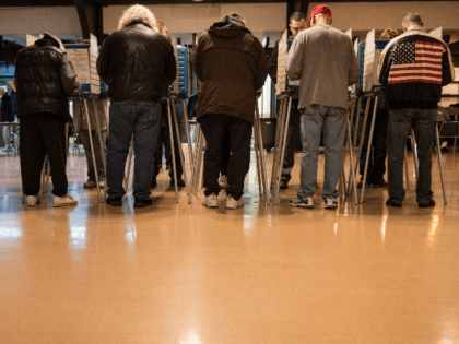 People vote at the United Auto Workers Local 1250 Hall during election day November 6, 2012 in Cleveland, Ohio. Citizens around the United States head to the polls to vote on the country's next president including in Ohio, a state with 18 electoral votes, were the race between US President …