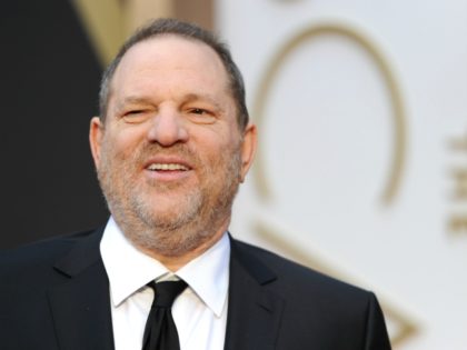 Producer Harvey Weinstein arrives on the red carpet for the 86th Academy Awards on March 2nd, 2014 in Hollywood, California. AFP PHOTO / Robyn BECK / AFP PHOTO / Robyn BECK