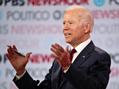 LOS ANGELES, CALIFORNIA - DECEMBER 19: Former Vice President Joe Biden speaks during the Democratic presidential primary debate at Loyola Marymount University on December 19, 2019 in Los Angeles, California. Seven candidates out of the crowded field qualified for the 6th and last Democratic presidential primary debate of 2019 hosted …