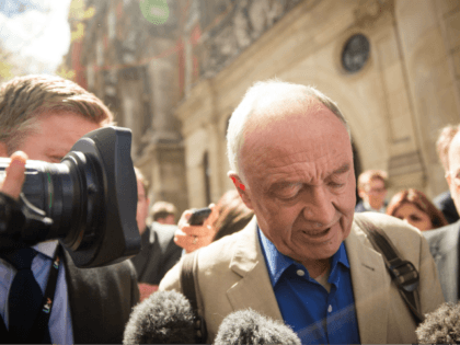 LONDON, ENGLAND - APRIL 28: Ken Livingstone speaks to reporters as he leaves Milbank Studi
