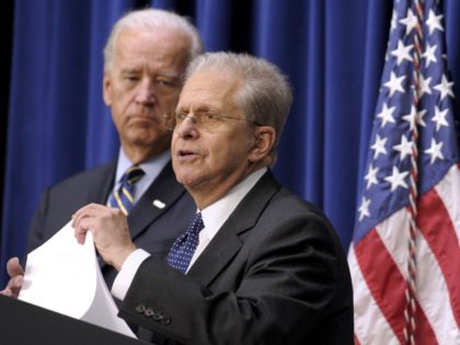 Laurence Tribe and Joe Biden (Susan Walsh / Associated Press)