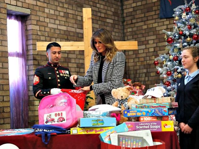 Melania Trump, Salvation Army, Christmas