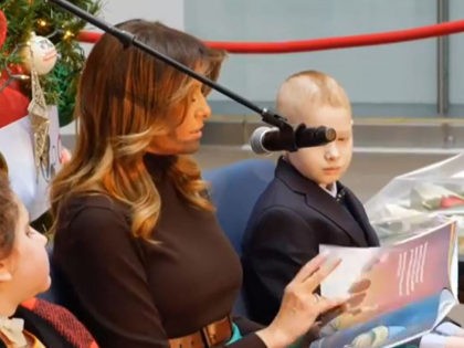 Melania reading