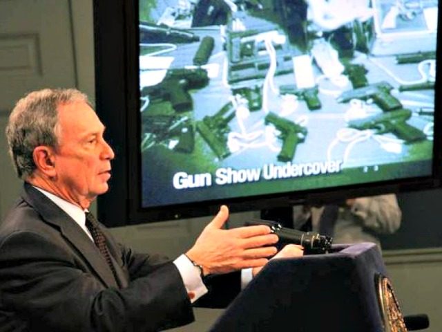 New York Mayor Michael Bloomberg, pictured in 2001 at City Hall, shows a video of an undercover gun purchase that took place at an Arizona gun show without a background check.(Edward Reed, New York City Mayor’s Office)