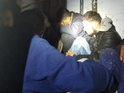 Laredo Sector Border Patrol agents rescue 27 migrants from a sub-freezing trailer at an im