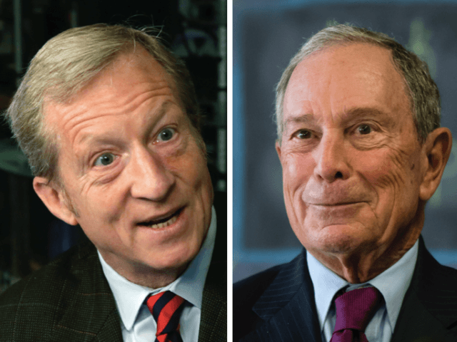 Tom Steyer and Michael Bloomberg billionaires (Associated Press)
