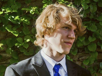 FILE - This undated file photo provided by Matthew Westmoreland shows Riley Howell. The North Carolina college student hailed by police as a hero for preventing more injuries and deaths after a gunman opened fire in a classroom in April 2019 has been immortalized as a Jedi by the production …