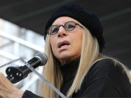 ALos Angeles CA - JANUARY 21: Barbra Streisand, At Women's March Los Angeles, At Down