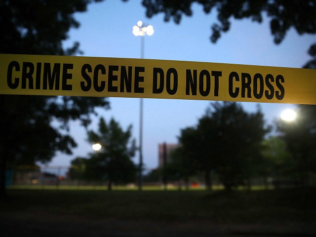 ALEXANDRIA, VA - JUNE 15: Crime scene tape surrounds the Eugene Simpson Field, the site where a gunman opened fire June 15, 2017 in Alexandria, Virginia. Multiple injuries were reported from the instance, the site where a congressional baseball team was holding an early morning practice, including House Republican Whip …