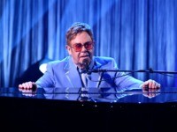 BURBANK, CALIFORNIA - OCTOBER 16: Elton John performs live on stage at iHeartRadio ICONS with Elton John: Celebrating The Launch Of Elton John’s Autobiography, "Me" at the iHeartRadio Theater Los Angeles on October 16, 2019. (Photo by Kevin Winter/Getty Images for iHeartMedia)