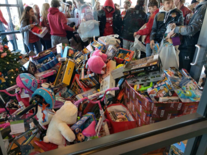 2019 Toby Keith Kids Korral Toy Ride 2019. Thank you to everyone who made it out, and to everyone who donated toys. This ride gets bigger and better every year. Santa's Express had a lobby full of toys......THANK YOU!!!